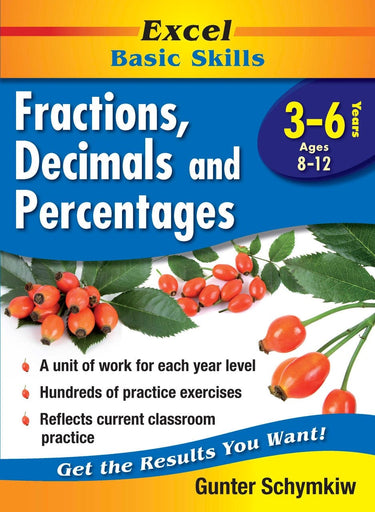 excel stem Excel Basic Skills - Fractions, Decimals and Percentages Years 3 - 6